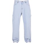 Reduzierte Hellblaue Unifarbene Karl Kani Baggy Jeans & Loose Fit Jeans aus Baumwolle für Herren 