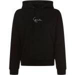 Schwarze Karl Kani Damensweatshirts mit Kapuze Größe XS 