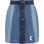 Reduzierte Blaue Karl Kani Mini Jeans-Miniröcke aus Denim für Damen Größe XS für den für den Sommer 