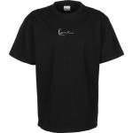 Schwarze Kurzärmelige Karl Kani Rundhals-Ausschnitt T-Shirts für Herren Größe M 