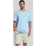 Hellblaue Karl Kani T-Shirts aus Baumwolle für Herren Größe L 
