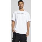 Weiße Karl Kani T-Shirts aus Baumwolle für Herren Größe L 