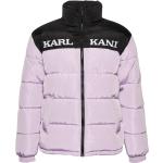 Lavendelfarbene Karl Kani Wintermode für Herren Übergrößen für den für den Winter 