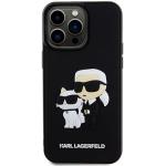 Schwarze Karl Lagerfeld Karl iPhone 13 Pro Hüllen aus Silikon 