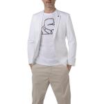 Reduzierte Weiße Karl Lagerfeld Karl Businesskleidung aus Baumwolle enganliegend für Herren Übergröße 