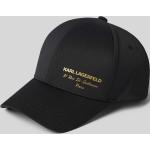 Schwarze Unifarbene Karl Lagerfeld Karl Snapback-Caps aus Polyester für Herren Einheitsgröße 
