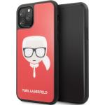 Rote Karl Lagerfeld Karl iPhone 11 Pro Max Hüllen aus Kunststoff 