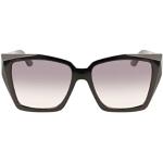 Reduzierte Schwarze Afrika-Muster Karl Lagerfeld Karl Schmetterling Sonnenbrillen für Damen 