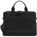 Reduzierte Schwarze Karl Lagerfeld Karl Herrenlaptoptaschen & Herrennotebooktaschen aus Textil 