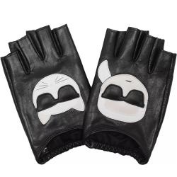 Karl Lagerfeld Handschuhe - Ikonik Glove - Gr. S/M - in Schwarz - für Damen