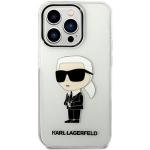 Karl Lagerfeld Karl iPhone 14 Pro Hüllen durchsichtig aus Kunststoff 