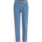 Blaue Karl Lagerfeld Karl 5-Pocket Jeans mit Reißverschluss aus Baumwolle für Herren 
