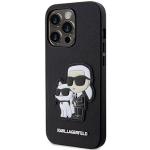 Schwarze Karl Lagerfeld Karl iPhone 13 Pro Hüllen aus PU 