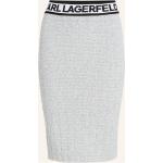 Reduzierte Weiße Karl Lagerfeld Karl Bleistiftröcke & Stiftröcke aus Bouclé enganliegend für Damen Größe S 