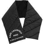 Reduzierte Schwarze Unifarbene Karl Lagerfeld Karl Damenschals aus Kunstfaser Einheitsgröße für den für den Winter 