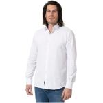 Weiße Langärmelige Karl Lagerfeld Karl Damenlangarmhemden aus Baumwolle Größe 5 XL 