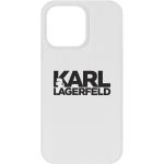 Weiße Elegante Karl Lagerfeld Karl iPhone 13 Mini Hüllen mit Muster aus Silikon 