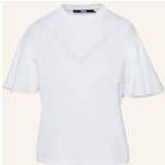 Reduzierte Weiße Karl Lagerfeld Karl T-Shirts aus Baumwolle für Damen Größe M 