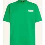 Reduzierte Grüne Kurzärmelige Karl Lagerfeld Karl Bio T-Shirts aus Baumwolle für Herren Übergrößen 