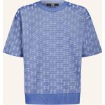 Blaue Karl Lagerfeld Karl T-Shirts aus Baumwolle für Herren Übergrößen 