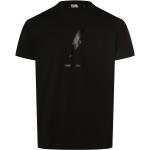 Schwarze Karl Lagerfeld Karl Rundhals-Ausschnitt T-Shirts für Herren Größe XL 