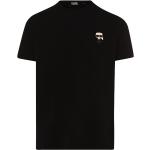 Unifarbene Karl Lagerfeld Karl Rundhals-Ausschnitt T-Shirts aus Jersey für Herren Größe XXL 