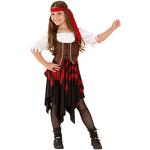 Guirca Pinkes Piratin Kostüm für Mädchen Piratenkostüm Kinder Piraten Pirat