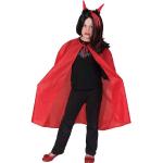 Rote Teufel-Kostüme aus Polyester für Kinder Größe 146 