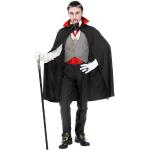 Schwarze Vampir-Kostüme aus Polyester für Kinder Größe 116 