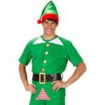 Grüne Weihnachtself-Kostüme & Weihnachtswichtel-Kostüme aus Polyester für Herren 