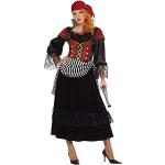 Schwarze Zigeuner-Kostüme aus Polyester für Damen 