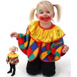 Bunte Clown-Kostüme & Harlekin-Kostüme für Kinder Größe 98 