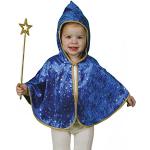 Blaue Zauberer-Kostüme aus Polyester für Kinder Größe 86 