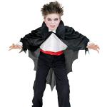 Schwarze Vampir-Umhänge aus Polyester für Kinder 