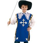 Blaue Musketier-Kostüme aus Polyester für Kinder Größe 164 