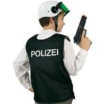 Schwarze Polizei-Kostüme aus Polyester für Kinder Größe 128 