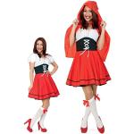 Schwarze Rotkäppchen Faschingskostüme & Karnevalskostüme aus Polyester für Kinder 
