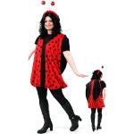 Rote Gepunktete Marienkäfer-Kostüme aus Polyester für Damen Größe 3 XL 
