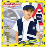 Blaue Polizei-Kostüme für Kinder Größe 128 