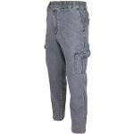 Anthrazitfarbene Sportliche Stretch-Jeans aus Denim für Herren Größe 5 XL 