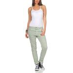 Mintgrüne Hüftjeans & Low Waist Jeans aus Denim enganliegend für Damen Größe XL 
