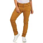 Senfgelbe Hüftjeans & Low Waist Jeans aus Denim für Damen Größe 3 XL 