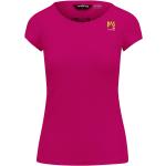 Reduzierte Pinke Kurzärmelige Karpos T-Shirts für Damen Größe XS 