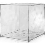 Kartell 3500B4 Optic Containerkubus Regalmodul ohne Tür, Glasklar