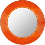 Kartell - All Saints Spiegel mit Beleuchtung - orange, rund, 16,5 Watt, Kunststoff - 11x87x85 cm - mandarin - mandarine (405)