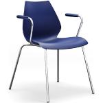 Marineblaue Kartell Maui Designer Stühle Breite 50-100cm, Höhe 50-100cm, Tiefe 50-100cm 
