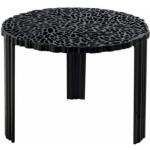 Schwarze Kartell T-Table Runde Beistelltische & Ablagetische Breite 0-50cm, Höhe 0-50cm, Tiefe 0-50cm 