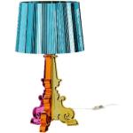 Blaue Barocke Nachttischlampen & Nachttischleuchten glänzend aus Metall 