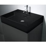 Schwarze Handwaschbecken & Gäste-WC-Waschtische aus Keramik 