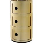 Goldene Kartell Componibili Nachttische & Nachtschränke aus Kunststoff Breite 0-50cm, Höhe 0-50cm, Tiefe 0-50cm 